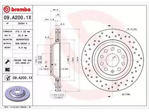 Тормозной диск на A3, Eos, Golf, Leon, Passat B6, Passat B7, Passat B8, Passat CC, Q3, Scirocco, Superb, TT, Tiguan