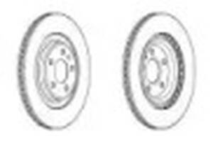 Тормозной диск на A4, A5, A6, A7, A8, Q5, Q7