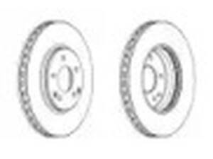 Гальмівний диск C-Class, CLC-Class, CLK-Class, Crossfire, E-Class, SLK-Class