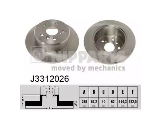 Гальмівний диск j3312026
