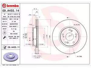 Тормозный диск 09a45514