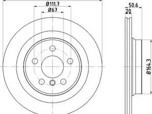 Тормозной диск на Clubman, Countryman, Seria 2, X1