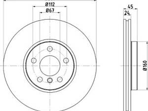 Тормозной диск на Clubman, Countryman, Seria 2, X1