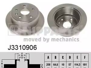 Гальмівний диск j3310906