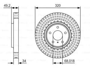 Тормозной диск на EX, FX, G, M, Q60, Q70, QX50