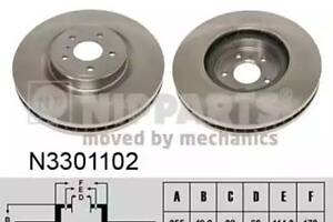 Тормозной диск на FX, M, Q50, Q60, QX70