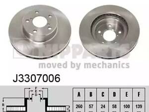 Гальмівний диск j3307006
