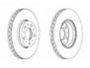 Тормозной диск на S60, S70, S80, V70, XC70