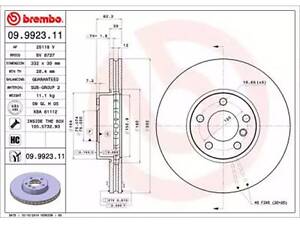 Тормозной диск на X5, X6