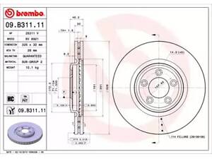 Тормозный диск 09b31111