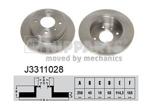 Тормозной диск NISSAN ALMERA (N16) / NISSAN PRIMERA (P10) 1990-2006 г.