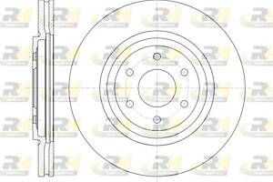 Тормозной диск NISSAN PATHFINDER (R51) / NISSAN NP300 NAVARA (D40) 2004-2012 г.