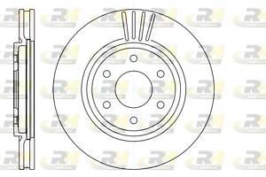 Тормозной диск NISSAN PATHFINDER (R51) / NISSAN NP300 NAVARA (D40) 2004-2012 г.