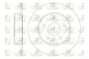 Тормозной диск NISSAN PRIMERA (P12) / NISSAN ALMERA TINO (V10) 1998-2006 г.