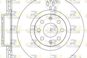 Тормозной диск OPEL ADAM (M13) / SAAB 9-5 (YS3G) / OPEL CORSA D (S07) 2005-2019 г.