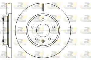 Тормозной диск OPEL ANTARA A (L07) / OPEL MERIVA A (X03) 2003-2010 г.