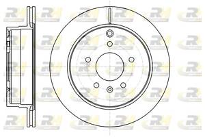 Тормозной диск OPEL ANTARA A (L07) / OPEL MERIVA A (X03) 2003-2010 г.