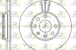 Тормозной диск OPEL ASTRA F (T92) / OPEL ASTRA G (T98) 1991-2009 г.