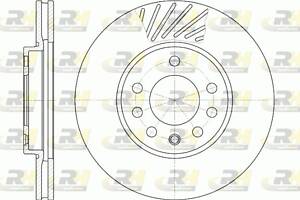 Тормозной диск OPEL COMBO / OPEL ASTRA F (T92) / OPEL ASTRA G (T98) 1991-2019 г.