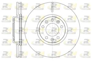 Тормозной диск OPEL COMBO (K9) / CITROEN C5 (RW_) / PEUGEOT 508 (8D_) 2004-2021 г.