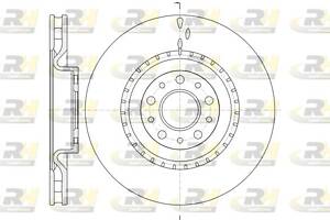 Тормозной диск OPEL COMBO (X12) / FIAT DOBLO (263_) / FIAT 500L (351_, 352_) 2009- г.