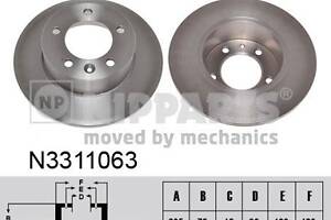 Тормозной диск OPEL MOVANO B (X62) / RENAULT MASTER (FV) 2010- г.