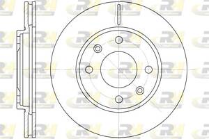 Тормозной диск PEUGEOT 205 / GEELY MARINDO / CITROEN ZX (N2) 1983-2013 г.