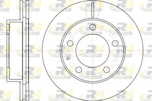 Тормозной диск PEUGEOT 206 / MAZDA 626 (GF) / MAZDA MX-6 (GE) 1991-2005 г.