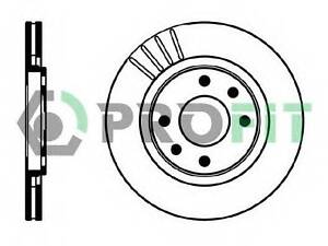 Тормозной диск PROFIT 50100192 на CITROEN BX (XB-_)