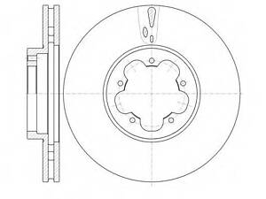 Тормозной диск REMSA 6102210 на FORD TRANSIT автобус