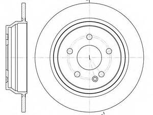 Тормозной диск REMSA 667800 на MERCEDES-BENZ VITO / MIXTO фургон (W639)