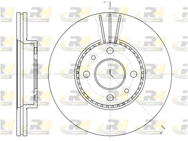 Тормозной диск RENAULT SAFRANE (B54_) / RENAULT LAGUNA (B56_, 556_) 1992-2012 г.