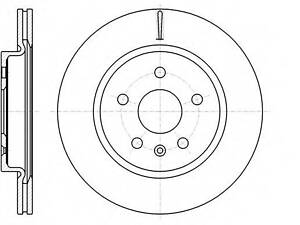 Тормозной диск ROADHOUSE 6128410 на OPEL INSIGNIA