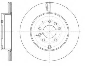 Тормозной диск ROADHOUSE 6140210 на MAZDA CX-7 (ER)