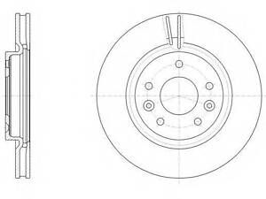 Тормозной диск ROADHOUSE 6158110 на NISSAN LEAF