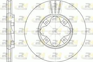 Тормозной диск ROVER 600 (RH) / HONDA ACCORD (CB) / HONDA CIVIC (MA, MB) 1989-2001 г.