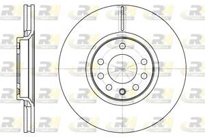 Тормозной диск SAAB 9-5 (YS3E) / OPEL CORSA D (S07) / OPEL CORSA E (X15) 1995-2019 г.