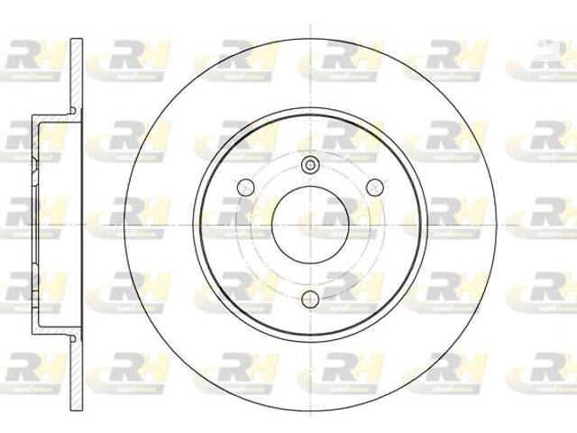 Тормозной диск SMART FORTWO (451) / SMART CABRIO (450) 1998-2012 г.