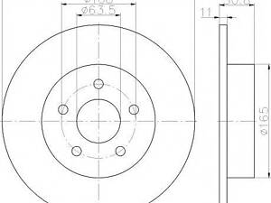 Тормозной диск TEXTAR 92238903 на FORD C-MAX II (DXA/CB7, DXA/CEU)