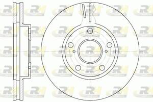 Тормозной диск TOYOTA CAMRY (_V1_) / TOYOTA PREVIA (_R3_) 1989-2011 г.