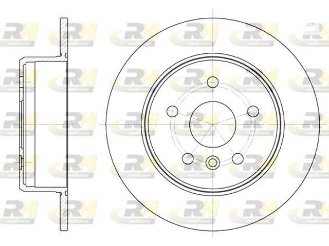 Тормозной диск TOYOTA CAMRY (_V1_) / TOYOTA SOLARA (_V3_) 1990-2008 г.