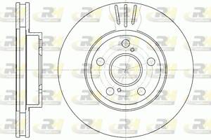 Тормозной диск TOYOTA PRIUS (_W3_) / TOYOTA CELICA (_T20_) 1992-2006 г.