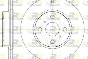 Тормозной диск TOYOTA YARIS (_P9_) / TOYOTA YARIS / VIOS (_P9_) 2005-2014 г.