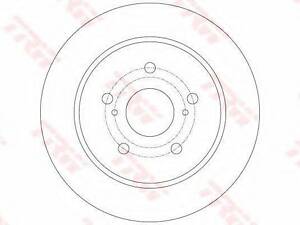 Тормозной диск TRW DF6173 на SUZUKI SX4 седан (GY)