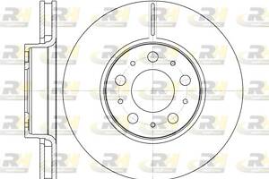 Тормозной диск VOLVO S60 (384) / VOLVO V70 (285) / VOLVO S80 (184) 1995-2010 г.