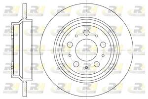 Тормозной диск VOLVO S80 (184) / VOLVO S60 (384) / VOLVO V70 (285) 1997-2016 г.
