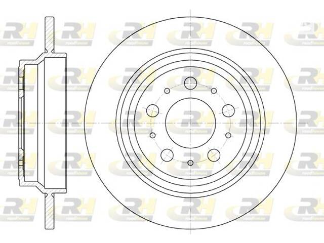 Тормозной диск VOLVO S80 (184) / VOLVO S60 (384) / VOLVO V70 (285) 1997-2016 г.