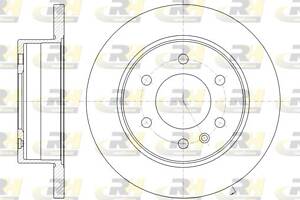 Тормозной диск VW CRAFTER 30-35 (2E_) / VW CRAFTER 30-50 (2E_) 2006-2018 г.