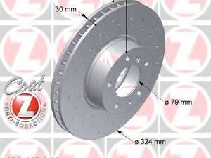 Гальмівний диск ZIMMERMANN 150127152 на BMW 7 седан (E32)