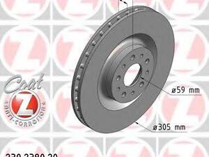 Тормозной диск ZIMMERMANN 230238020 на FIAT DOBLO фургон/универсал (263)